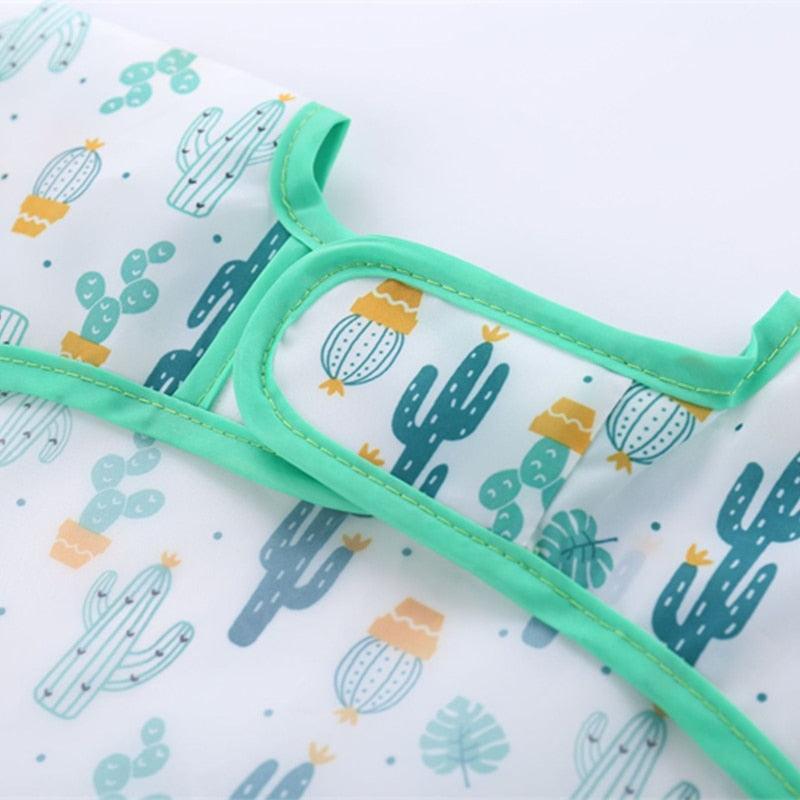 Avental de manga comprida para bebês - BYTE SMART